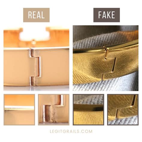 hermes clic h bracelet real vs fake